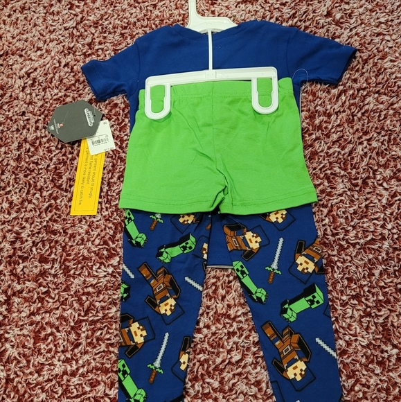 Minecraft pajama set boys 4t - Picture 2 of 3